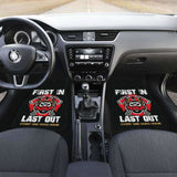 Firefighter First In Last Out Car Mats Set Of 4 101211 - YourCarButBetter