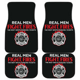 Firefighter Front And Back Car Mats Set Of 4 101211 - YourCarButBetter