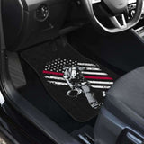 Firefighter Front And Back Car Mats Set Of 4 101211 - YourCarButBetter