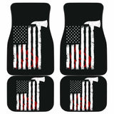 Firefighter Front And Back Car Mats Set Of 4 101211 - YourCarButBetter