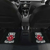 Firefighter Front And Back Car Mats Set Of 4 101211 - YourCarButBetter