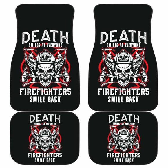 Firefighter Front And Back Car Mats Set Of 4 101211 - YourCarButBetter