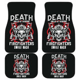 Firefighter Front And Back Car Mats Set Of 4 101211 - YourCarButBetter