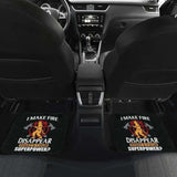 Firefighter Front And Back Car Mats Set Of 4 101211 - YourCarButBetter