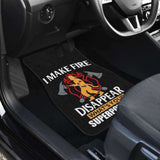 Firefighter Front And Back Car Mats Set Of 4 101211 - YourCarButBetter