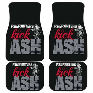 Firefighter Kick Ash Front And Back Car Mats Set Of 4 101211 - YourCarButBetter