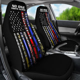 Firefighter - No One Fights Alone Car Seat Cover 101819 - YourCarButBetter