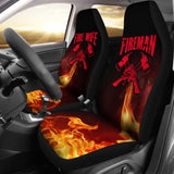 Fireman Fire Wife Car Seat Covers 101819 - YourCarButBetter