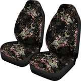 Fish Bones Cherry Blossom Pattern Fishing Car Seat Covers 182417 - YourCarButBetter