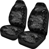 Fish Bones Pattern Fishing Car Seat Covers 182417 - YourCarButBetter