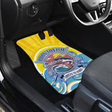 Fishing Car Mats Born To Fish Force To Work Car Decor 182417 - YourCarButBetter