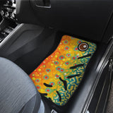 Fishing Car Mats Brook Trout Fish Skin Pattern Car Decor 182417 - YourCarButBetter