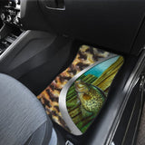 Fishing Car Mats Crappie Fish Mix Seigaiha Wave Pattern Car Decor 182417 - YourCarButBetter