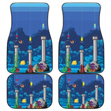 Fishing Car Mats Flappy Fish Funny Game Fish Car Decor 182417 - YourCarButBetter