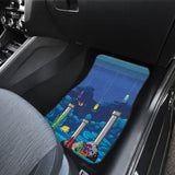 Fishing Car Mats Flappy Fish Funny Game Fish Car Decor 182417 - YourCarButBetter