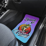 Fishing Car Mats Hooked On Fishing Japanese Graphic Style Car Decor 182417 - YourCarButBetter