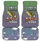 Fishing Car Mats I Love It When She Bends Over Seigaiha Wave Pattern Car Decor 182417 - YourCarButBetter