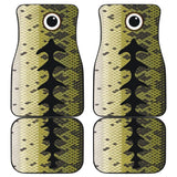 Fishing Car Mats Largemouth Bass Fish Skin Pattern Car Decor 182417 - YourCarButBetter