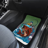 Fishing Car Mats Master Baiter Graphic Art Car Decor 182417 - YourCarButBetter