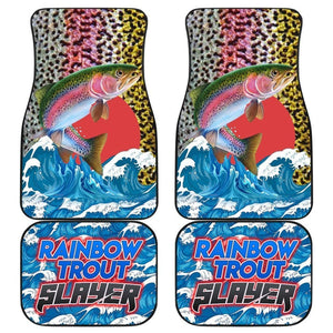 Fishing Car Mats Rainbow Trout Slayer Japanese Style Car Decor 182417 - YourCarButBetter