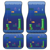 Fishing Car Mats Super Fishio Funny Game Fish Car Decor 182417 - YourCarButBetter