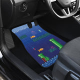 Fishing Car Mats Super Fishio Funny Game Fish Car Decor 182417 - YourCarButBetter