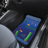 Fishing Car Mats Super Fishio Funny Game Fish Car Decor 182417 - YourCarButBetter