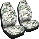 Fishing Car Seat Covers Largemouth Bass Pattern Hawaii Style 182417 - YourCarButBetter