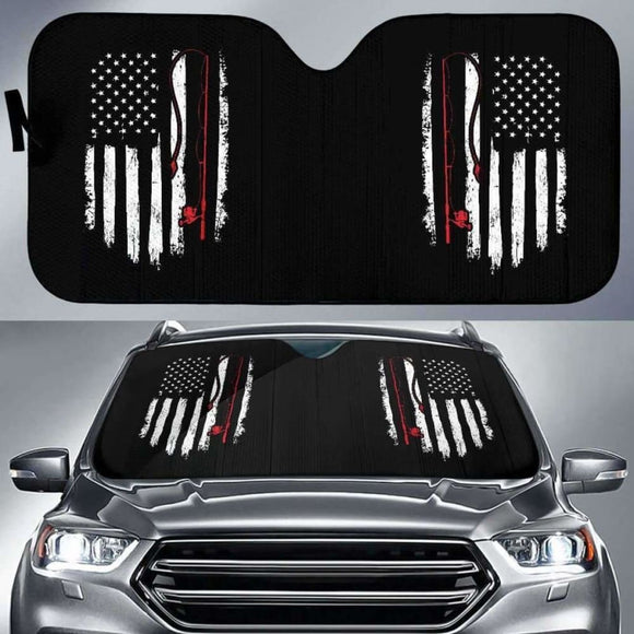 Fishing Flag Auto Sun Car Shades 172609 - YourCarButBetter