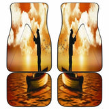 Fishing Is Life Front And Back Car Mats 112608 - YourCarButBetter