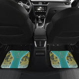 Fishing Makes Me Happy Largemouth Bass Fishing Car Floor Mats 182417 - YourCarButBetter