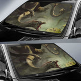 Five Headed Dragon Art Sun Shade amazing best gift ideas 172609 - YourCarButBetter