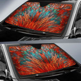 Flame Feathers Auto Sun Shade 085424 - YourCarButBetter