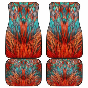 Flame Feathers Car Floor Mats 181703 - YourCarButBetter