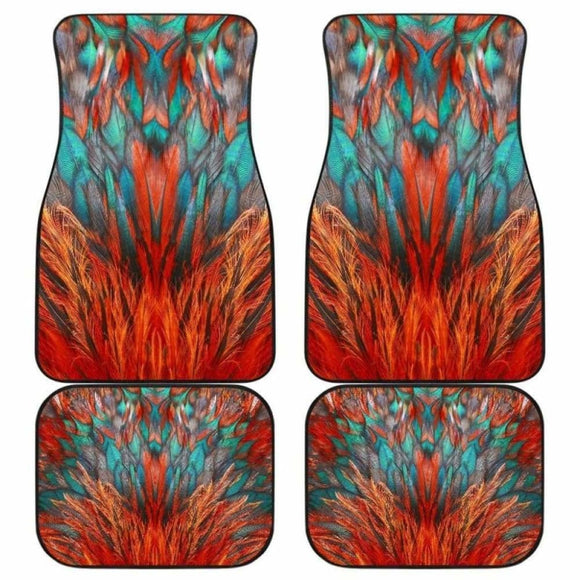 Flame Feathers Car Floor Mats 181703 - YourCarButBetter