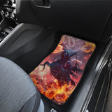 Flaming Fire Grim Reaper Death From Hell Car Floor Mats 212304 - YourCarButBetter