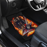 Flaming Guitar Skull Car Mats 103131 - YourCarButBetter