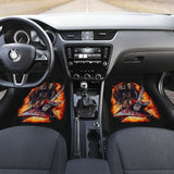 Flaming Guitar Skull Car Mats 103131 - YourCarButBetter