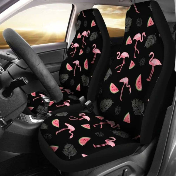 Flamingo Love Car Seat Covers 201010 - YourCarButBetter