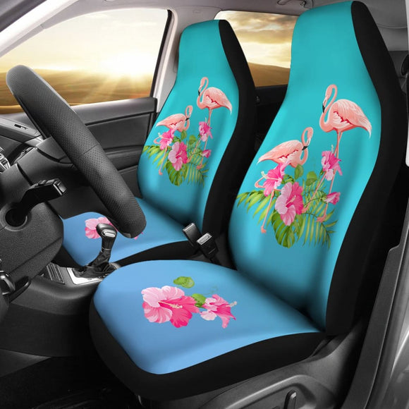 Flamingo Tropical Pink Car Seat Covers 210704 - YourCarButBetter