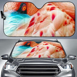 Flamingo Wading Bird Car Sun Shade 172609 - YourCarButBetter