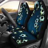 Floating Soccer Ball Design Car Seat Cover 093223 - YourCarButBetter