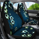 Floating Soccer Ball Design Car Seat Cover 093223 - YourCarButBetter