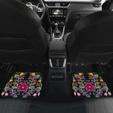 Floral Beadwork Car Floor Mats 153908 - YourCarButBetter