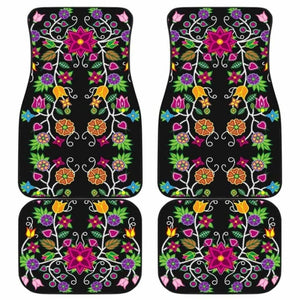 Floral Beadwork Car Floor Mats 153908 - YourCarButBetter