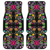 Floral Beadwork Car Floor Mats 153908 - YourCarButBetter