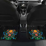 Floral Beadwork Four Clans Car Floor Mats 153908 - YourCarButBetter