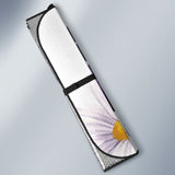 Floral Butterfly White and Purple Car Auto Sun Shades 211301 - YourCarButBetter