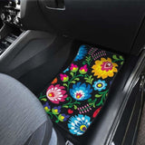 Floral Car Floor Mats 153908 - YourCarButBetter