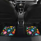 Floral Car Floor Mats 153908 - YourCarButBetter